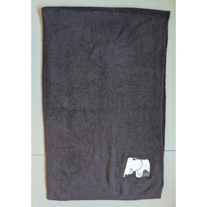 NWT Gelato Pique Eames Baby Moco Blanket Throw Wrap Dark Grey #1G476